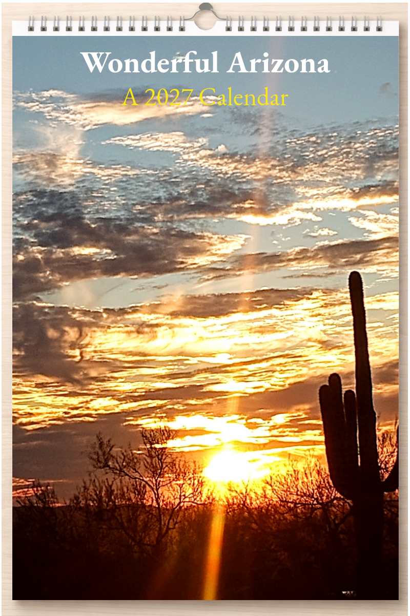 Wonderful Arizona: A 2027 Calendar