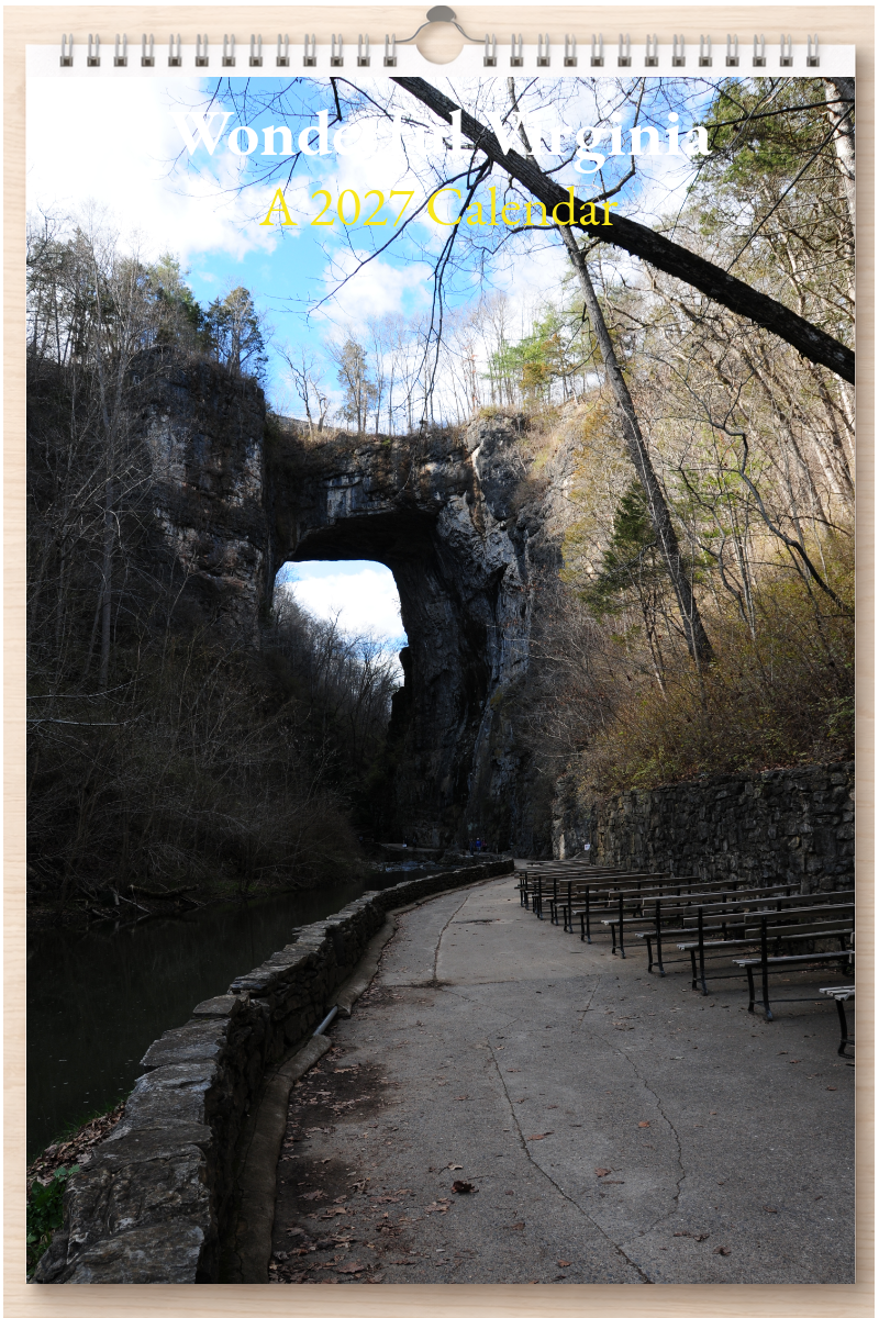 Wonderful Virginia: A 2027 Calendar