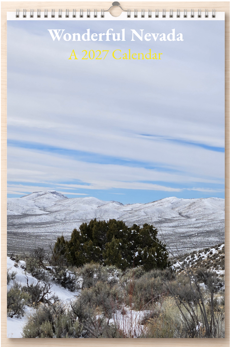Wonderful Nevada: A 2027 Calendar