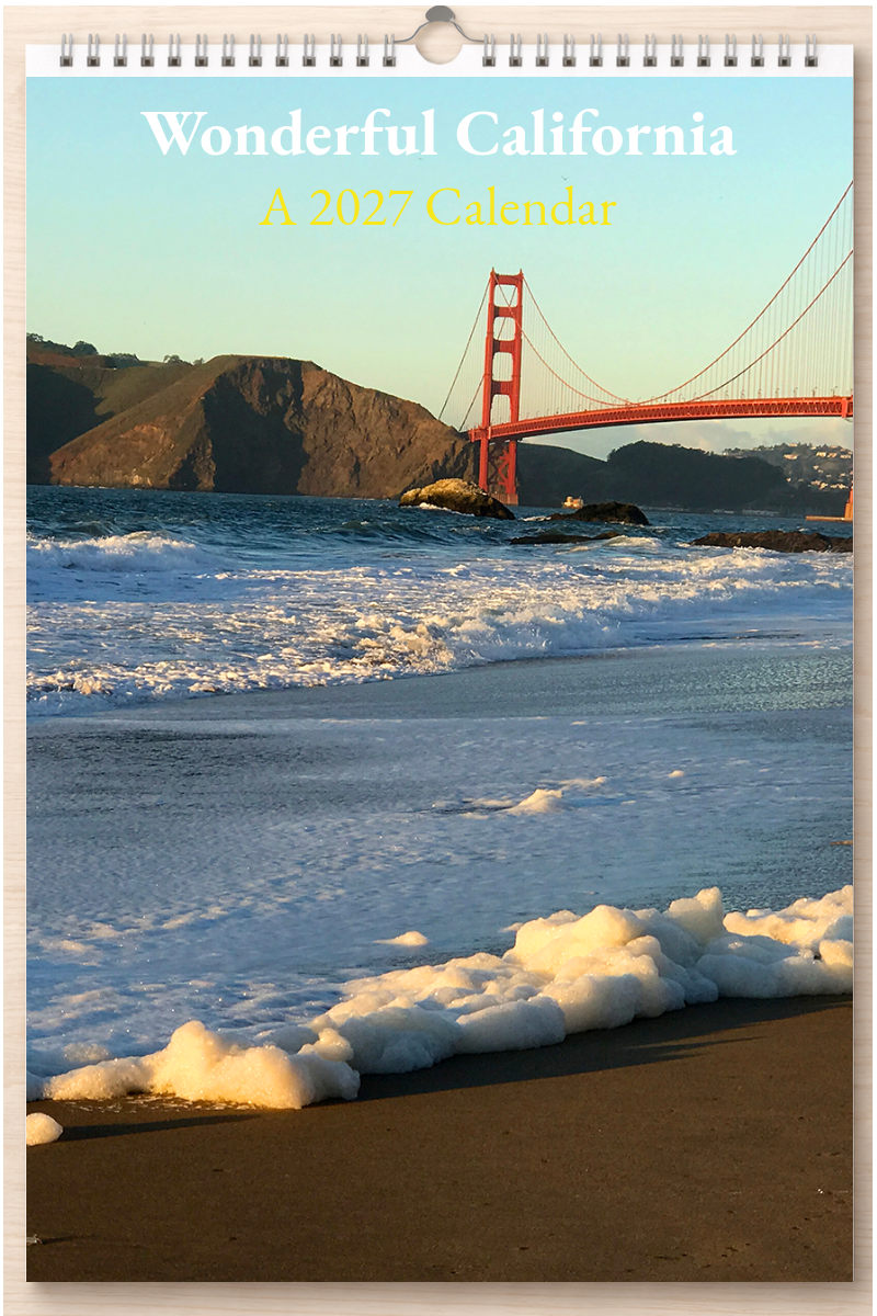 Wonderful California: A 2027 Calendar