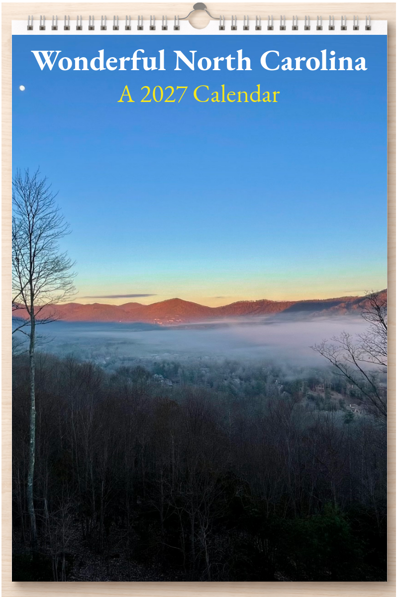 Wonderful North Carolina: A 2027 Calendar