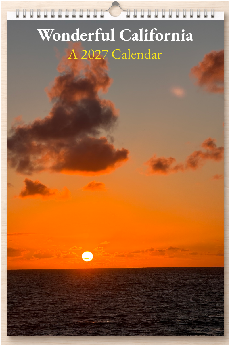 Wonderful California: A 2027 Calendar