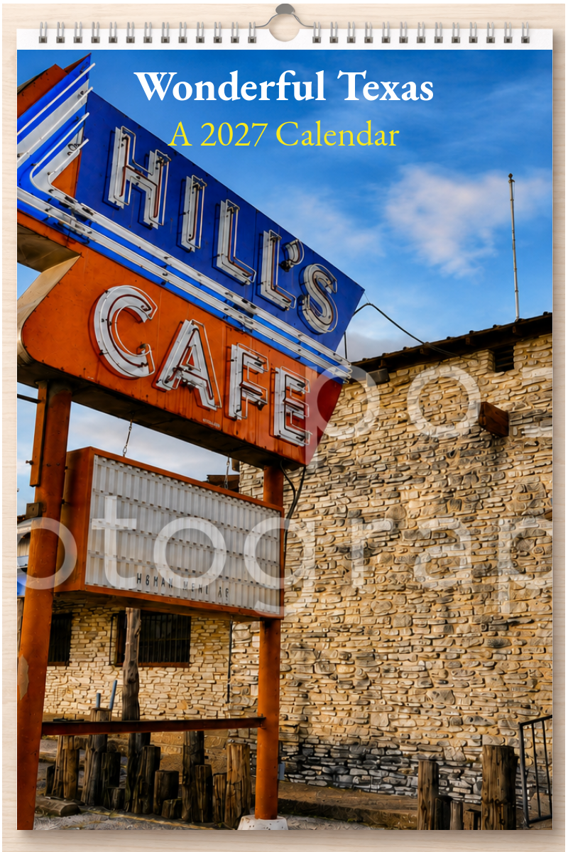 Wonderful Texas: A 2027 Calendar