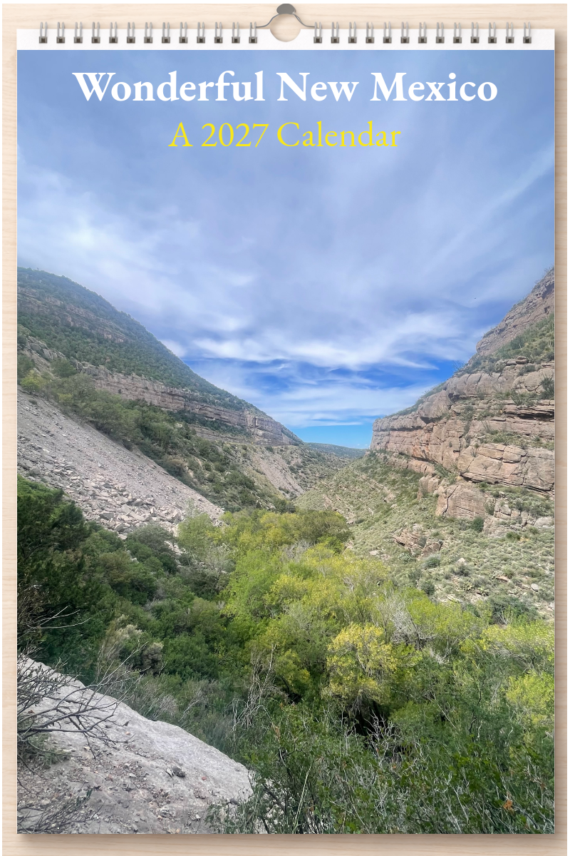 Wonderful New Mexico: A 2027 Calendar