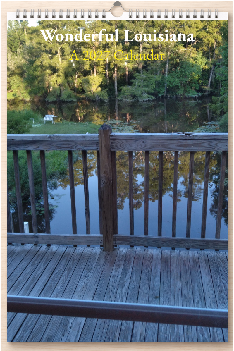 Wonderful Louisiana: A 2027 Calendar