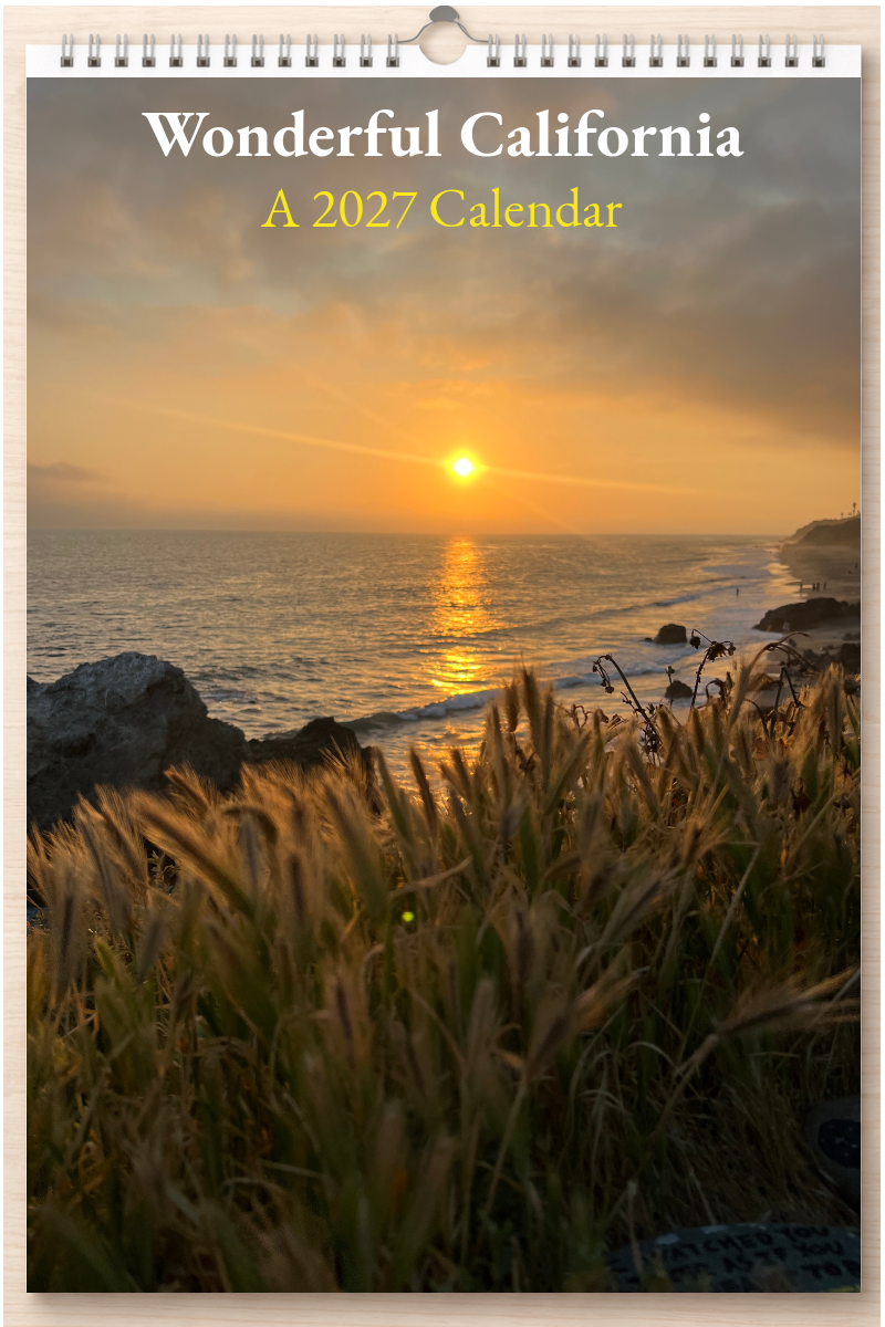 Wonderful California: A 2027 Calendar