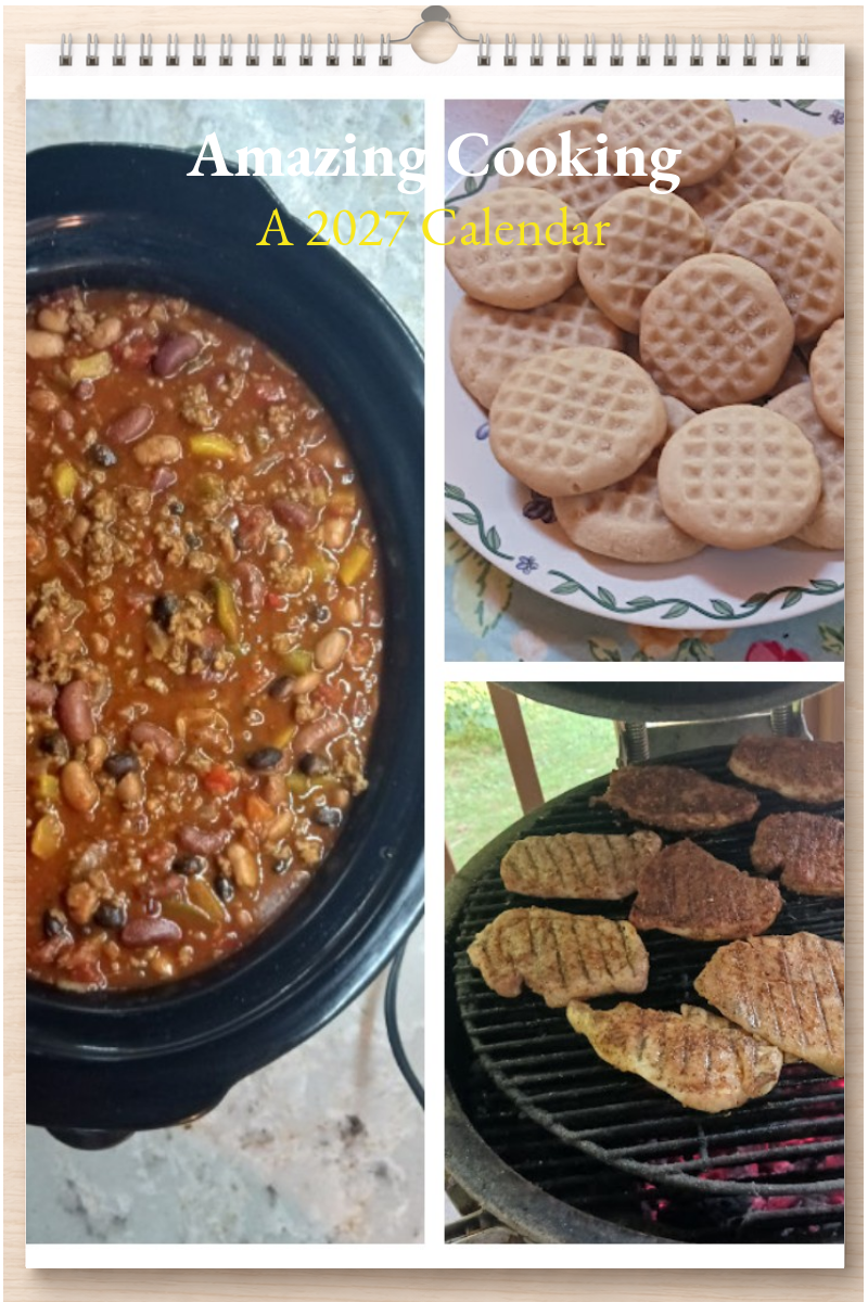 Amazing Cooking: A 2027 Calendar