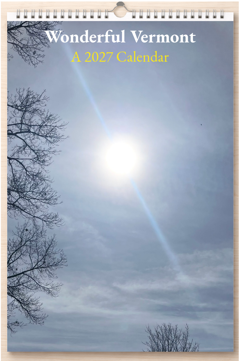 Wonderful Vermont: A 2027 Calendar