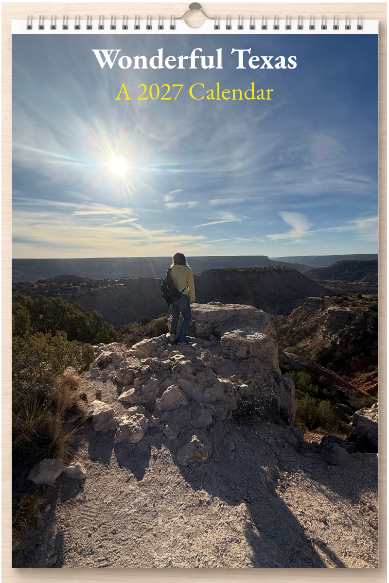 Wonderful Texas: A 2027 Calendar