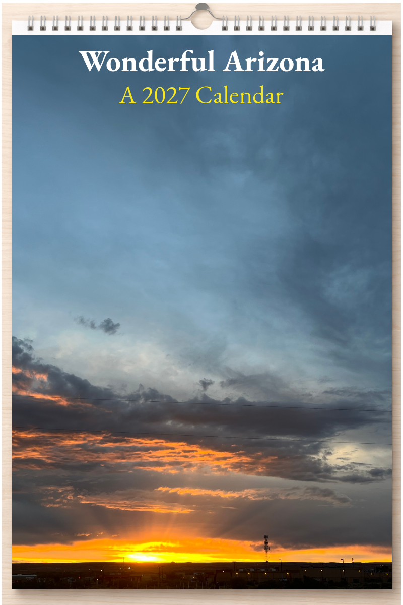 Wonderful Arizona: A 2027 Calendar