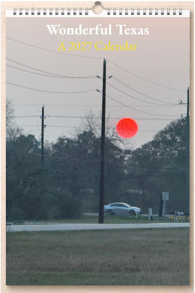 Wonderful Texas: A 2027 Calendar