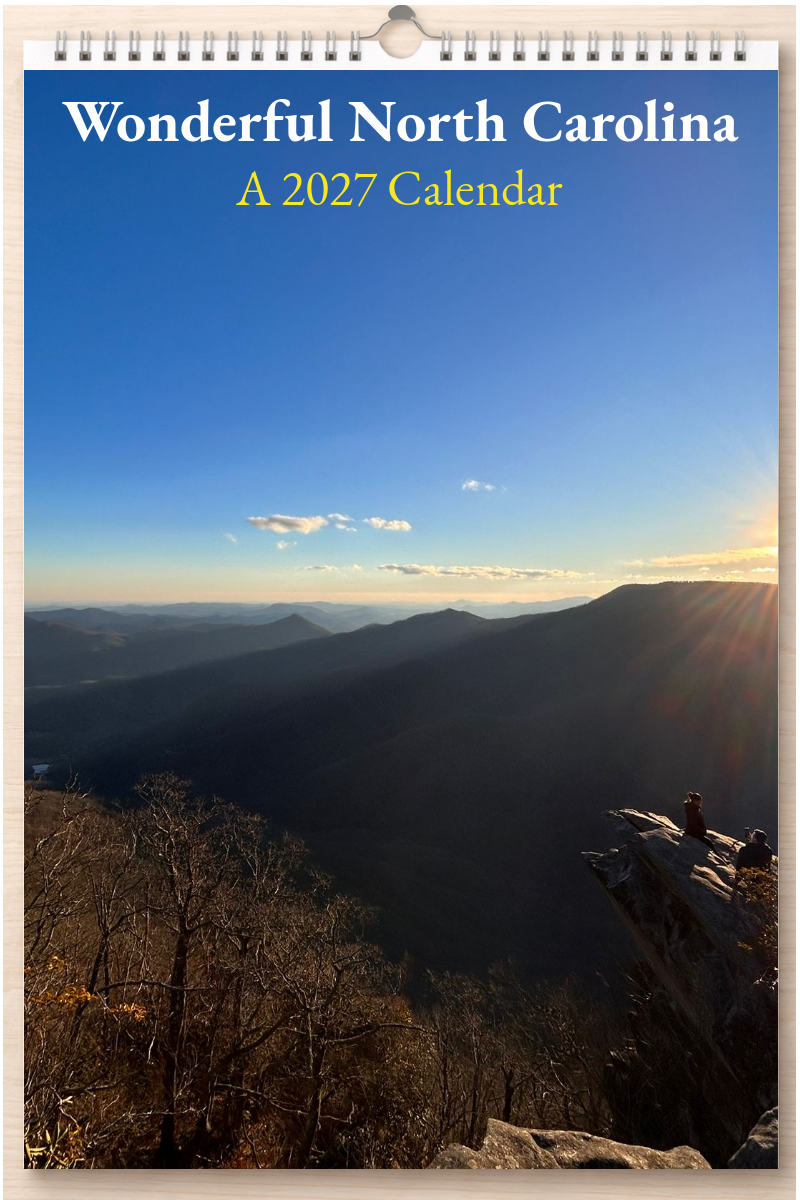 Wonderful North Carolina: A 2027 Calendar