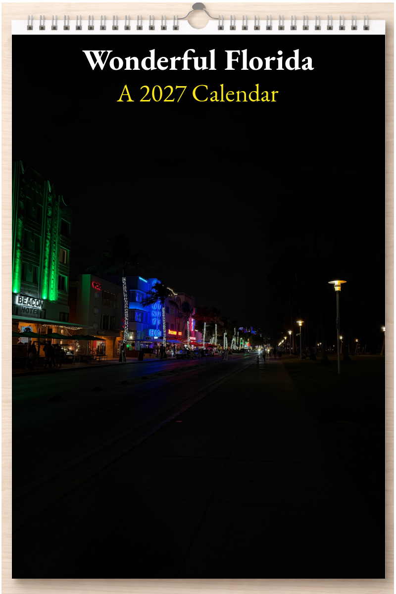 Wonderful Florida: A 2027 Calendar