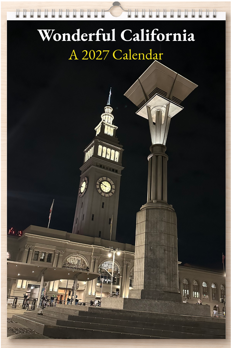 Wonderful California: A 2027 Calendar