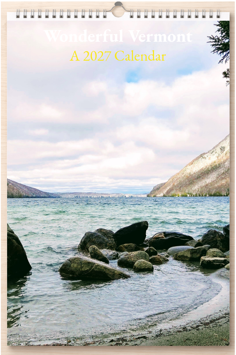 Wonderful Vermont: A 2027 Calendar
