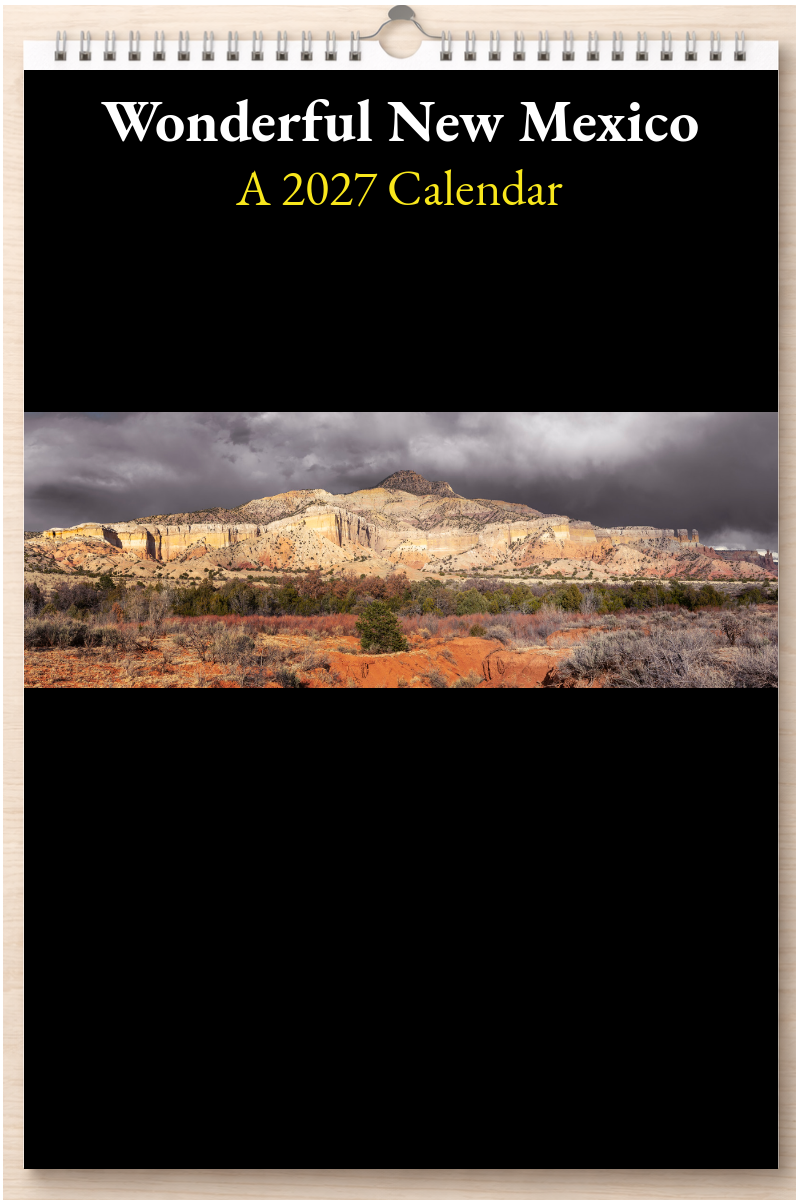 Wonderful New Mexico: A 2027 Calendar