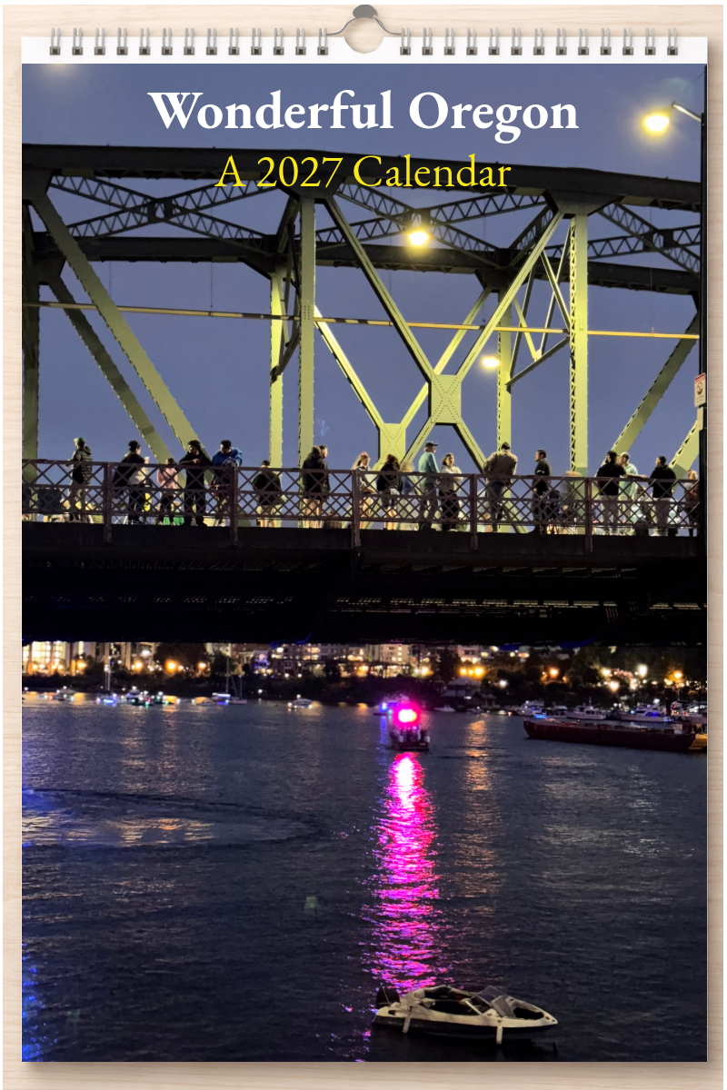 Wonderful Oregon: A 2027 Calendar