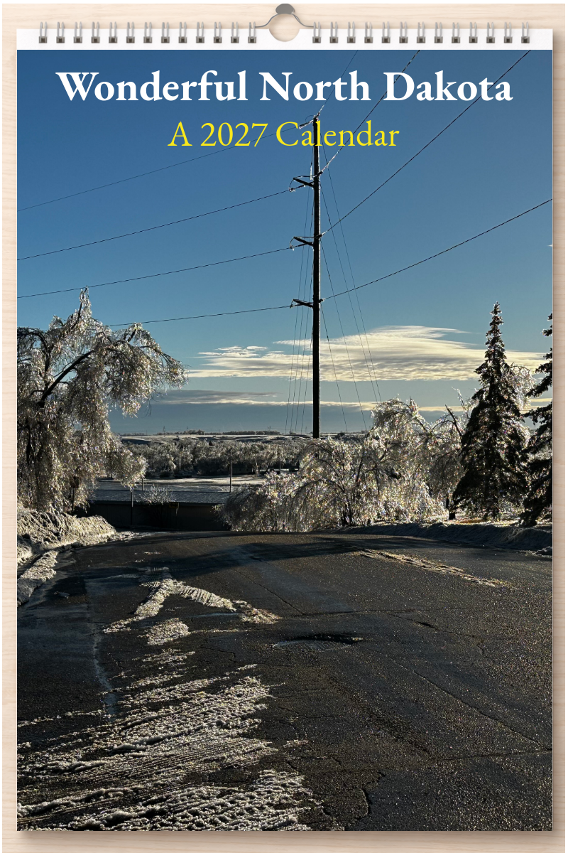 Wonderful North Dakota: A 2027 Calendar