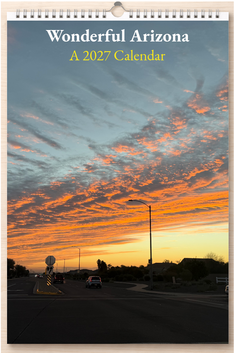 Wonderful Arizona: A 2027 Calendar