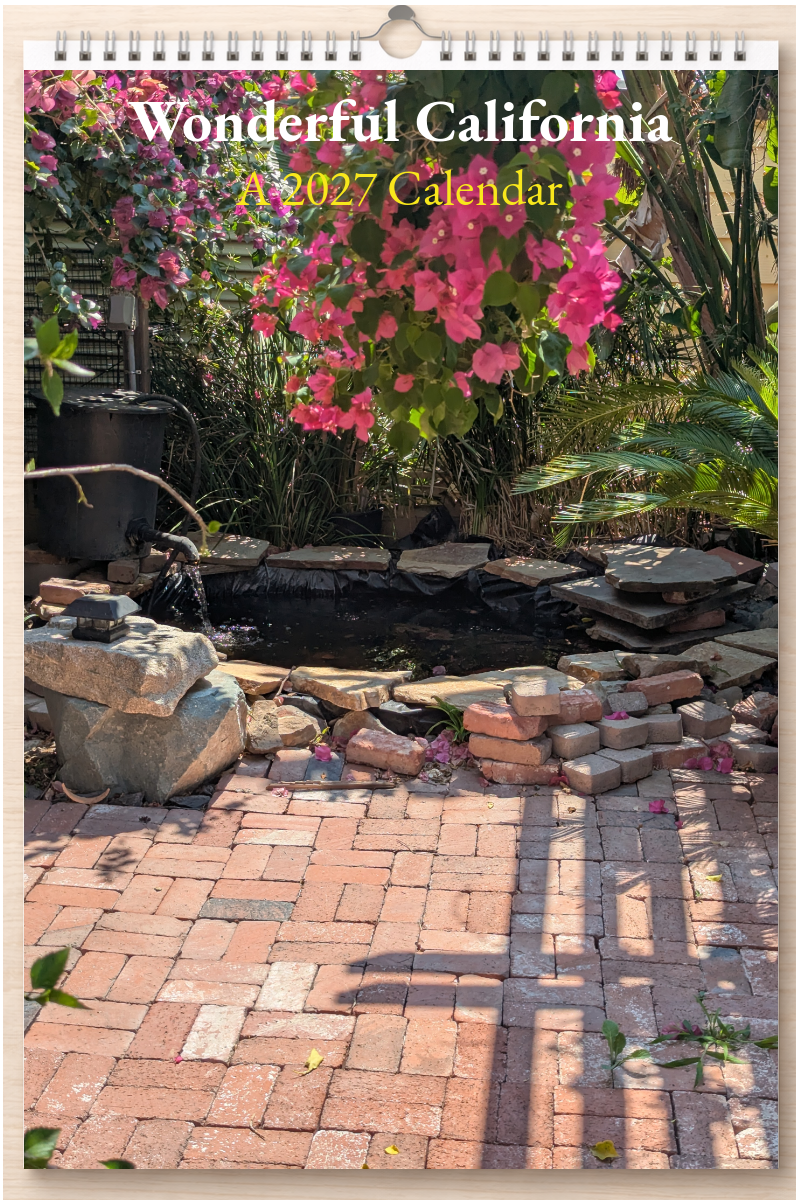 Wonderful California: A 2027 Calendar