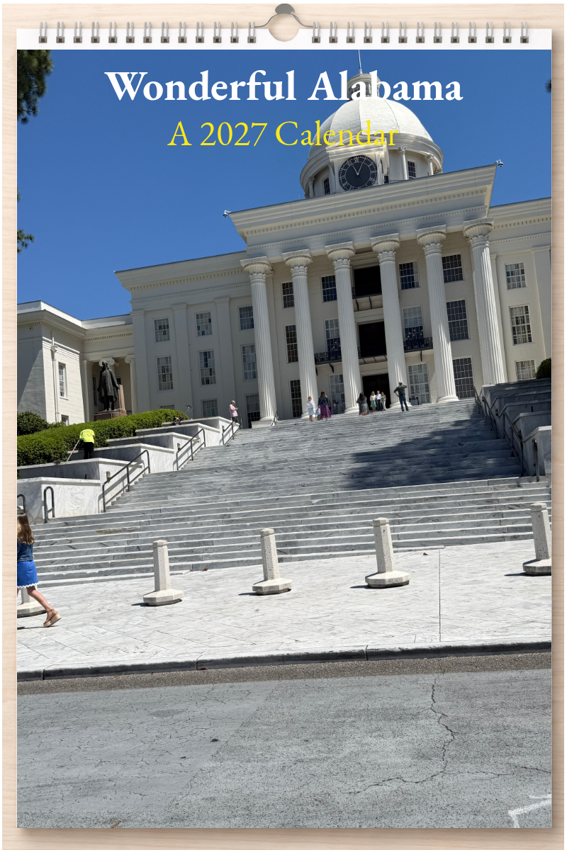 Wonderful Alabama: A 2027 Calendar