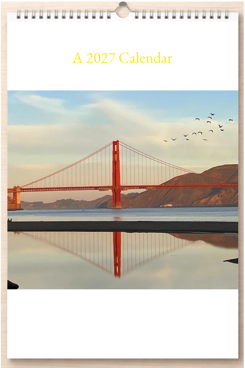 Wonderful California: A 2027 Calendar