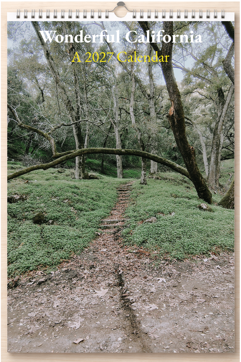 Wonderful California: A 2027 Calendar