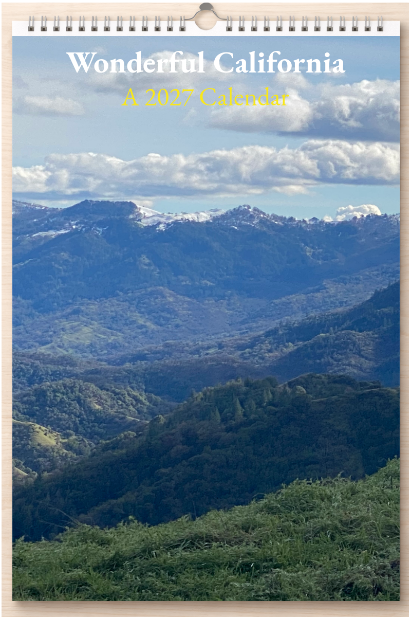 Wonderful California: A 2027 Calendar