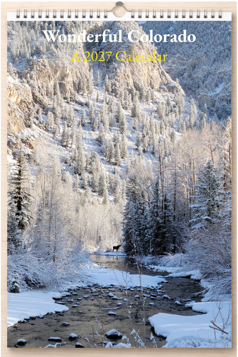 Wonderful Colorado: A 2027 Calendar