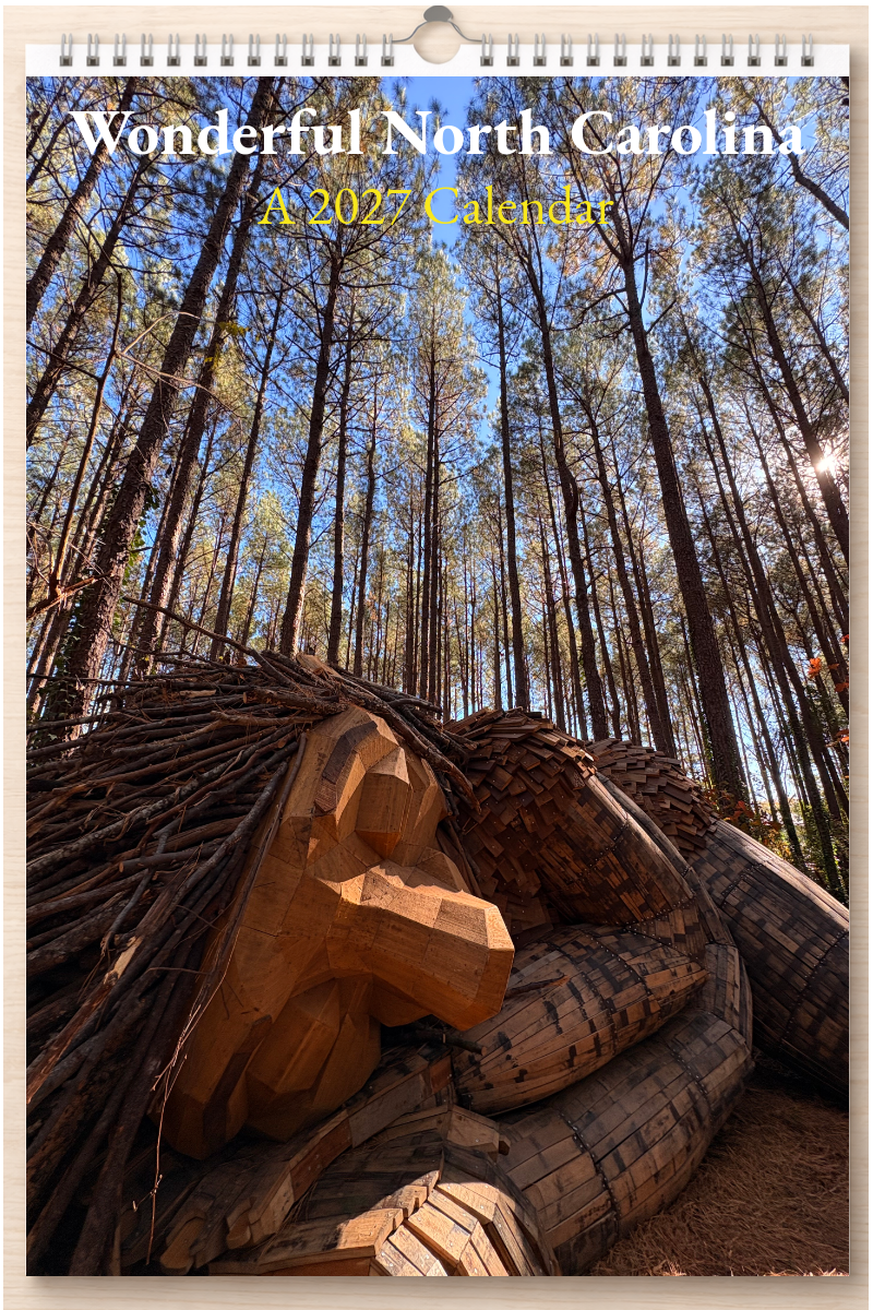 Wonderful North Carolina: A 2027 Calendar