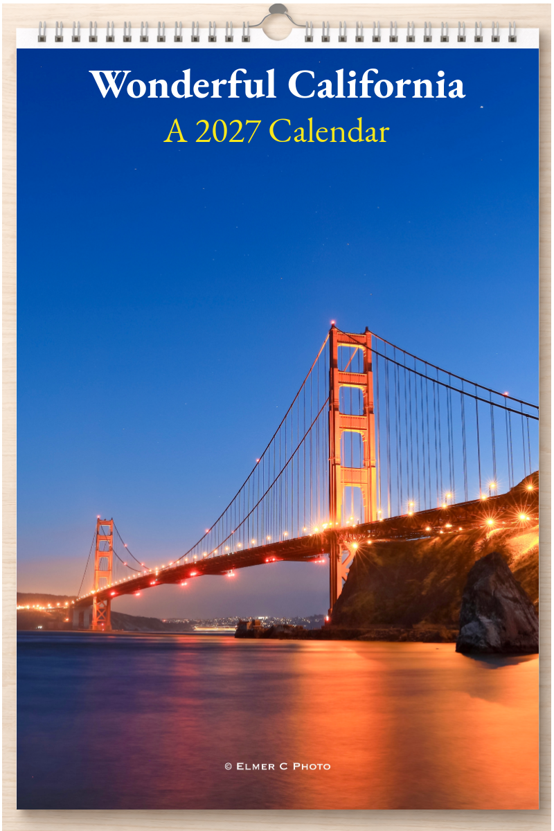 Wonderful California: A 2027 Calendar