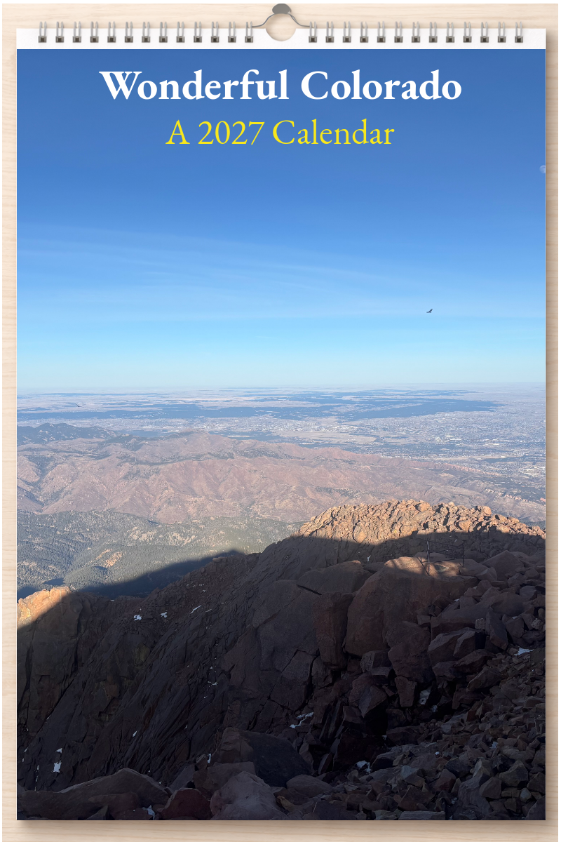 Wonderful Colorado: A 2027 Calendar