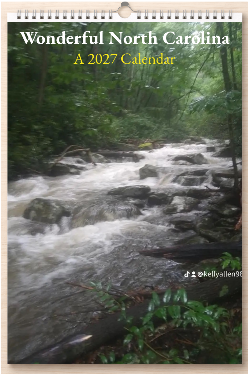 Wonderful North Carolina: A 2027 Calendar