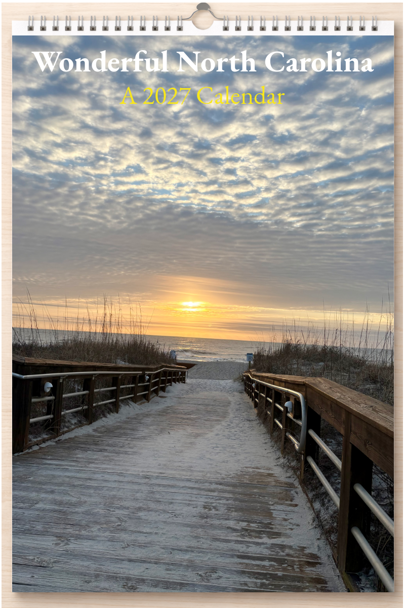Wonderful North Carolina: A 2027 Calendar