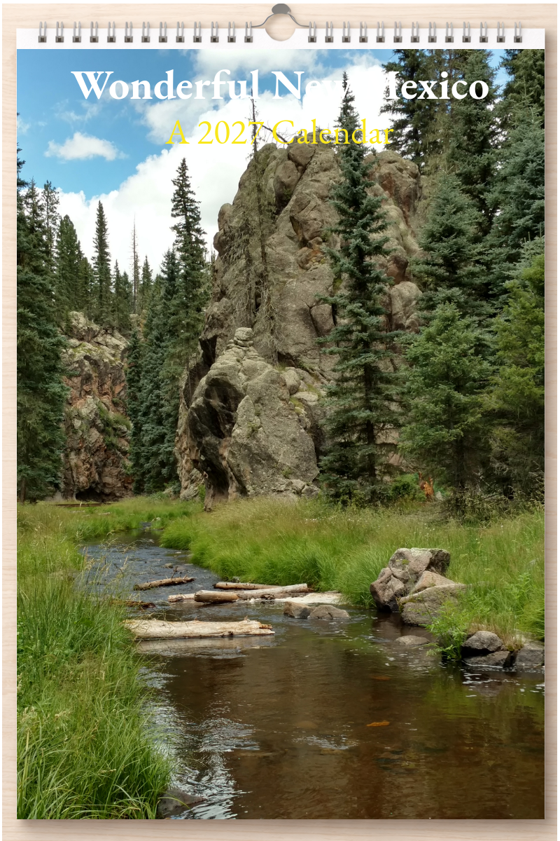 Wonderful New Mexico: A 2027 Calendar