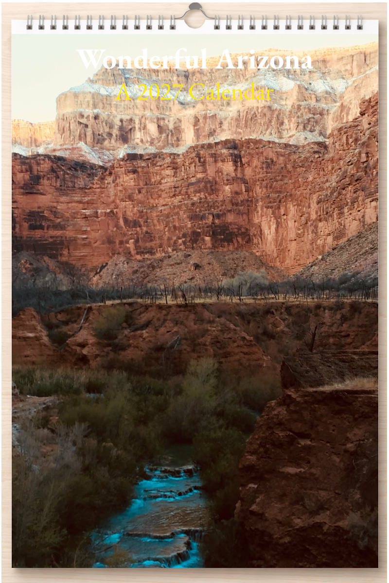 Wonderful Arizona: A 2027 Calendar