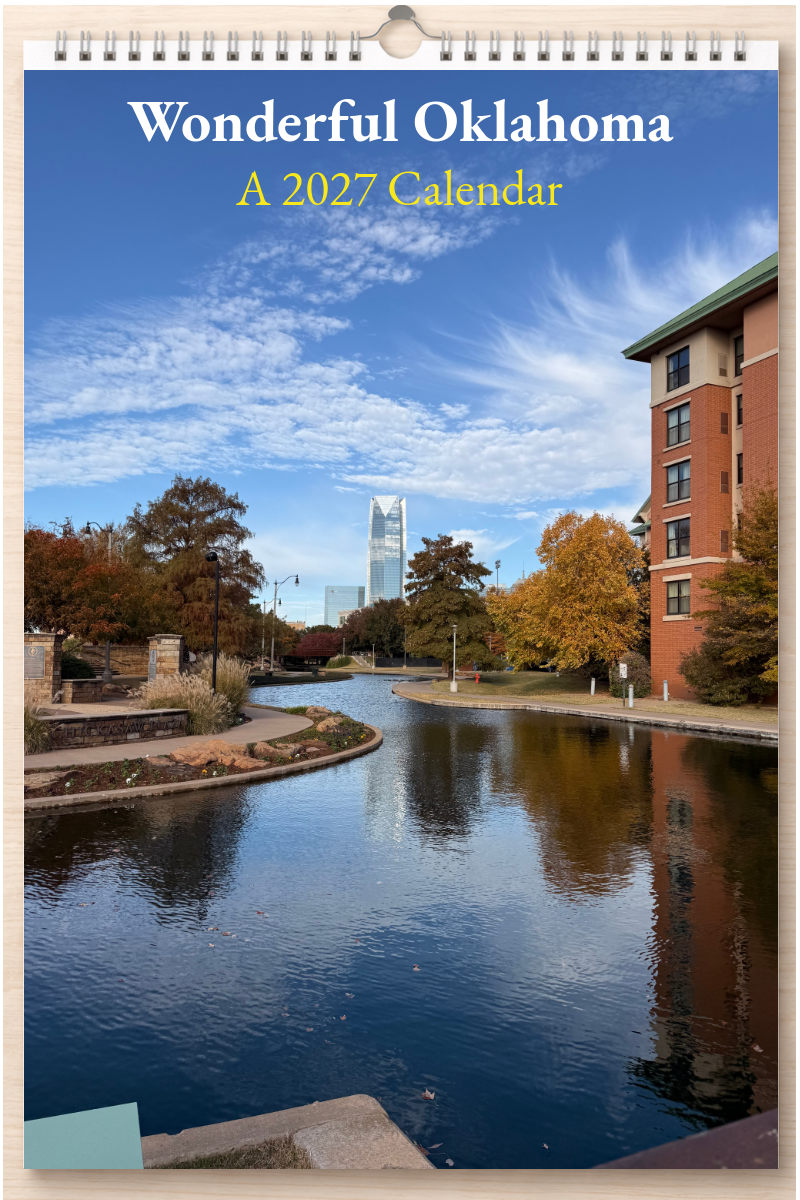 Wonderful Oklahoma: A 2027 Calendar
