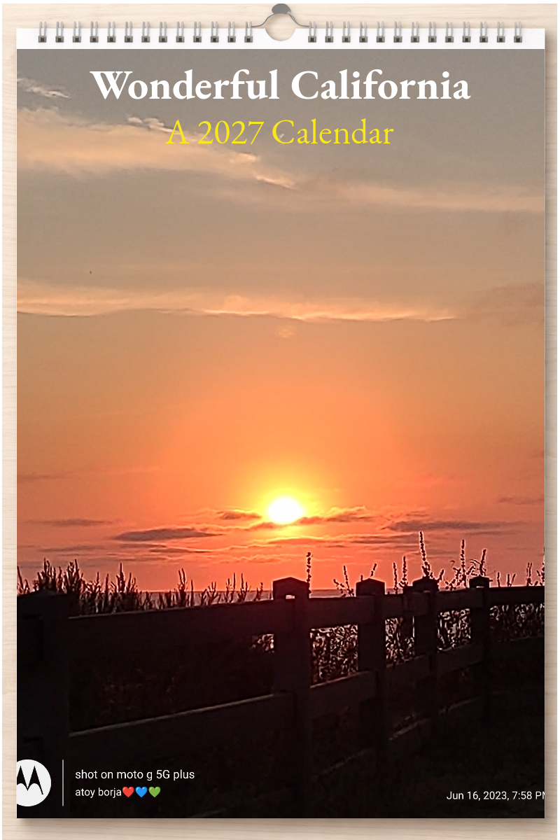 Wonderful California: A 2027 Calendar