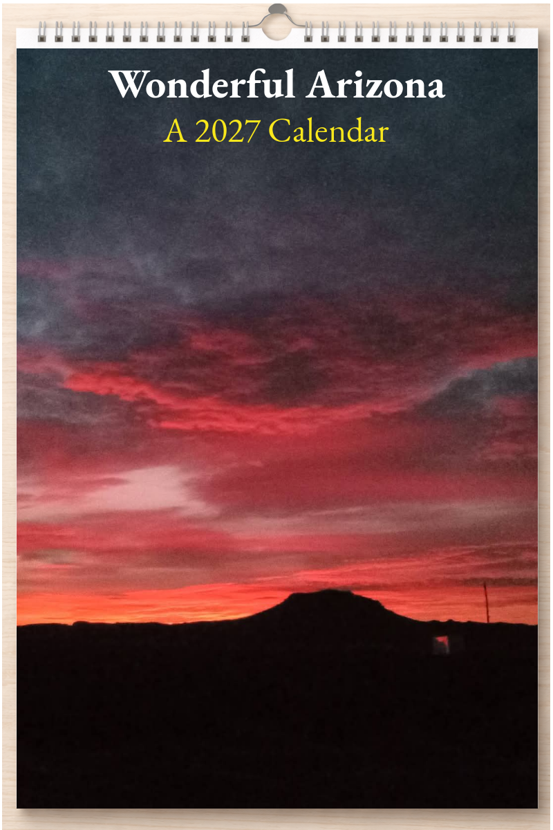 Wonderful Arizona: A 2027 Calendar