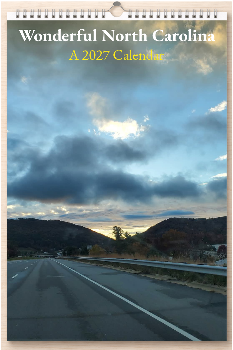 Wonderful North Carolina: A 2027 Calendar
