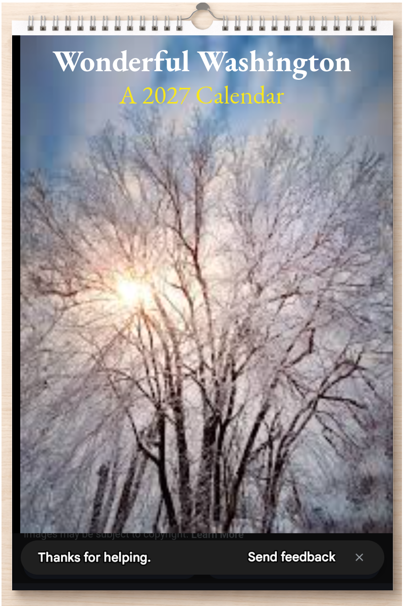 Wonderful Washington: A 2027 Calendar