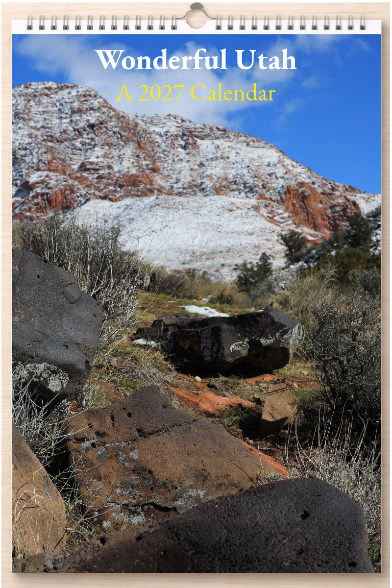 Wonderful Utah: A 2027 Calendar