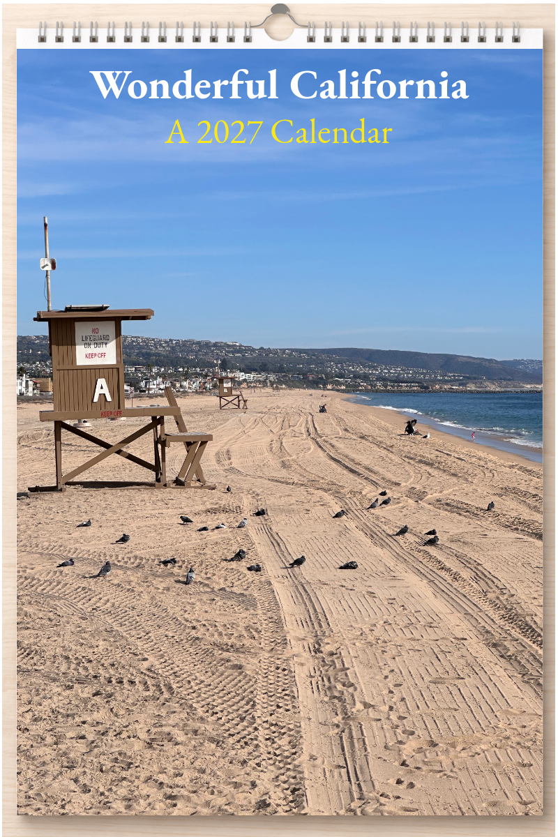 Wonderful California: A 2027 Calendar