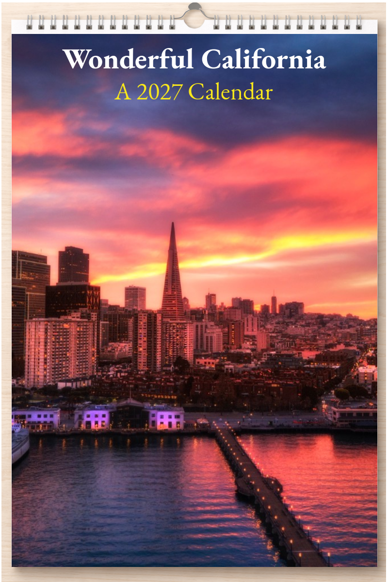 Wonderful California: A 2027 Calendar
