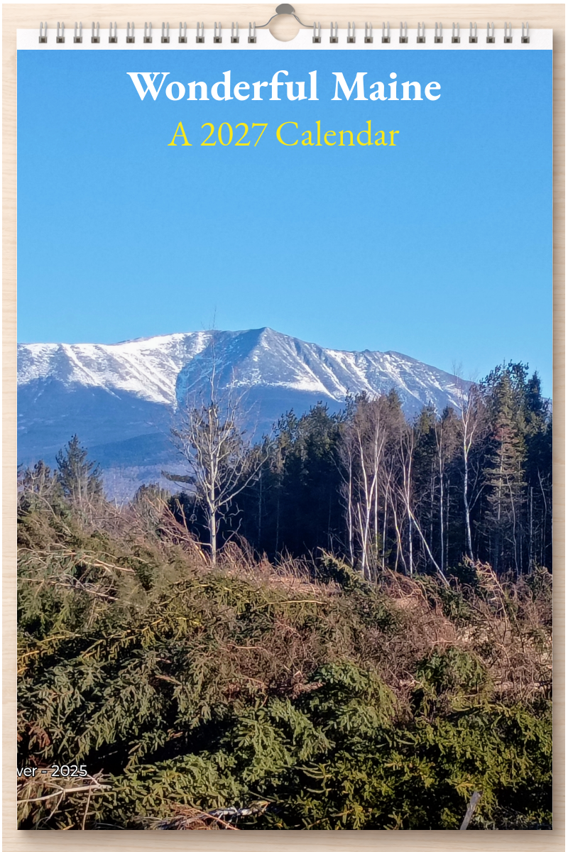 Wonderful Maine: A 2027 Calendar