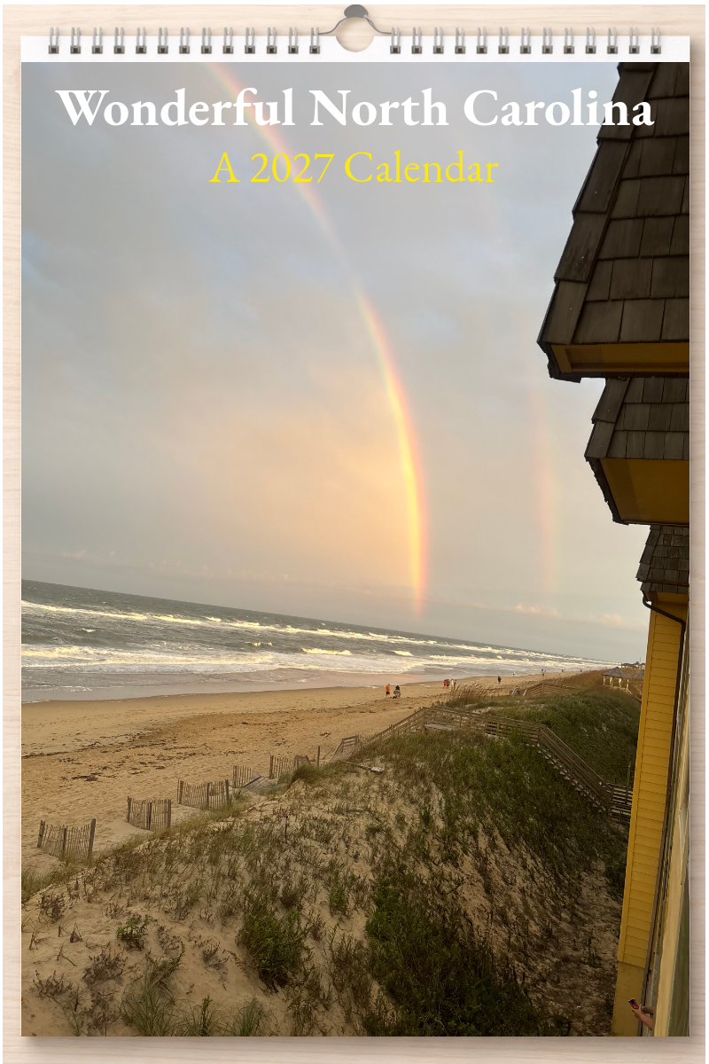 Wonderful North Carolina: A 2027 Calendar