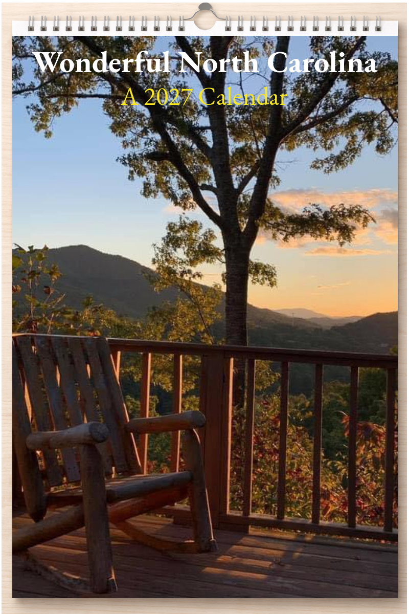 Wonderful North Carolina: A 2027 Calendar