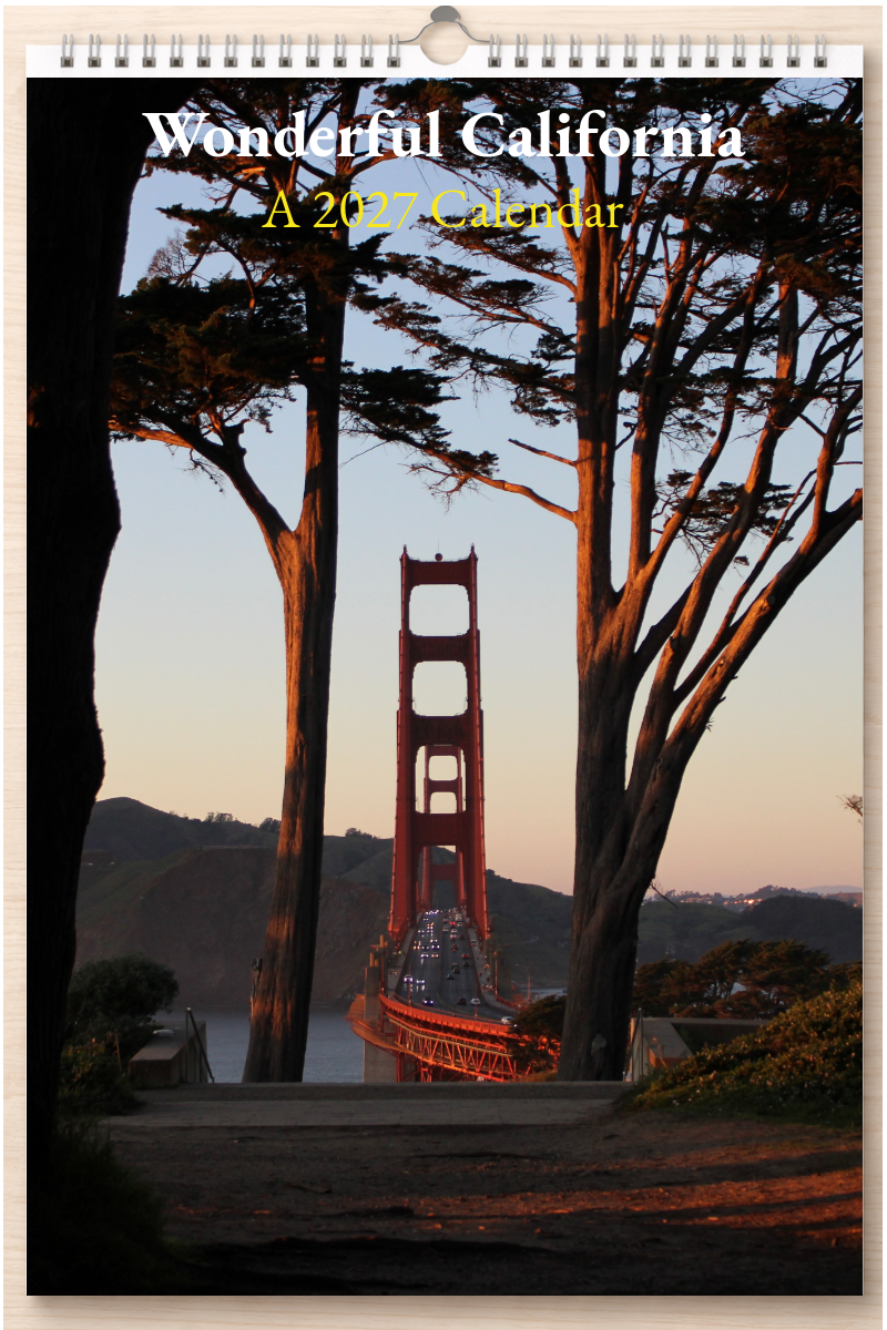 Wonderful California: A 2027 Calendar