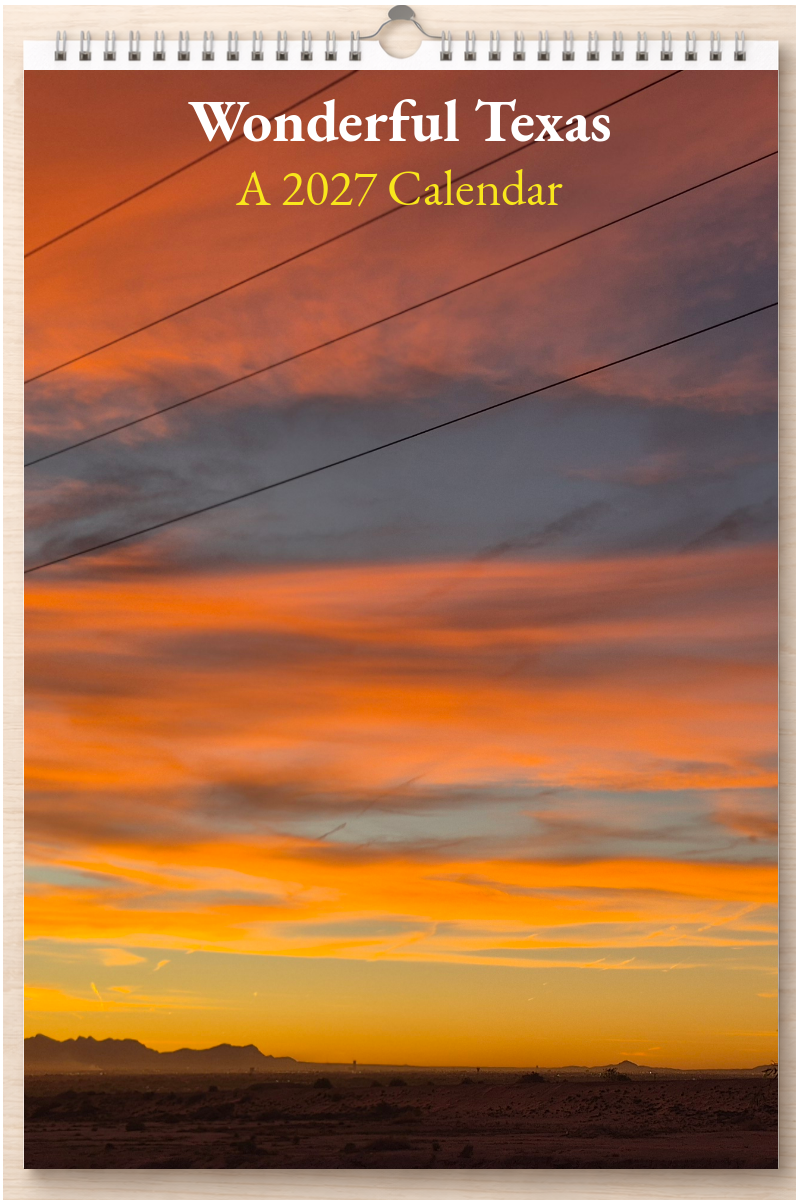 Wonderful Texas: A 2027 Calendar