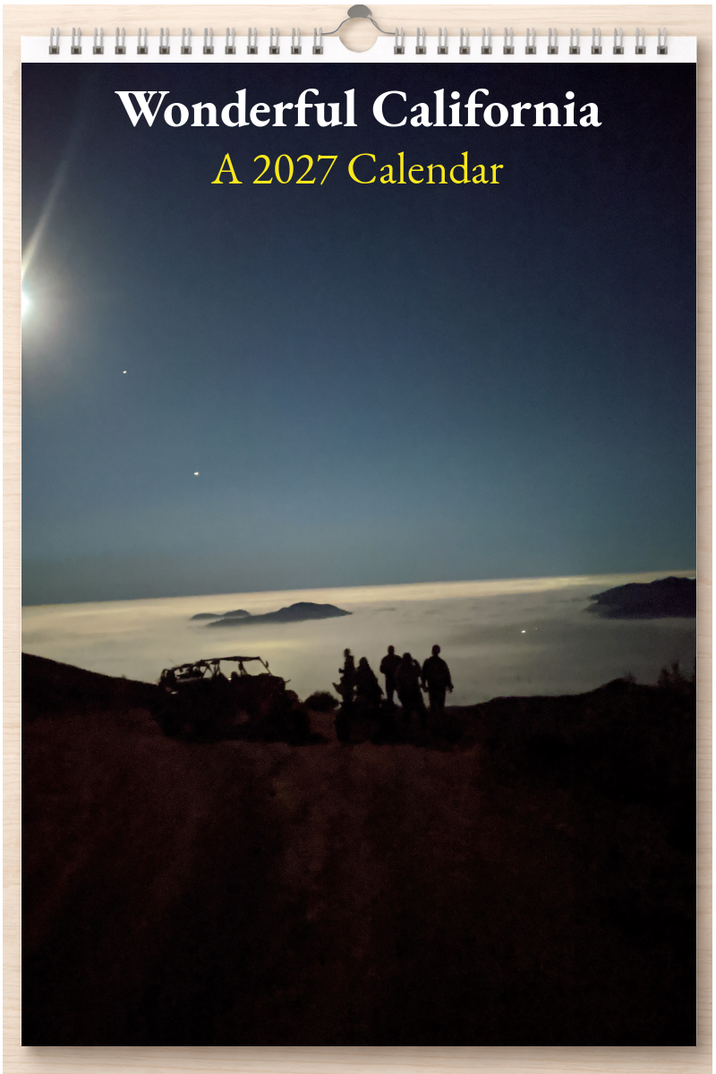 Wonderful California: A 2027 Calendar